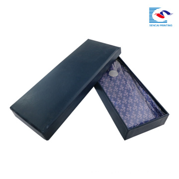 Luxus schwarze dicke Krawatte Verpackung Karton Matte Box